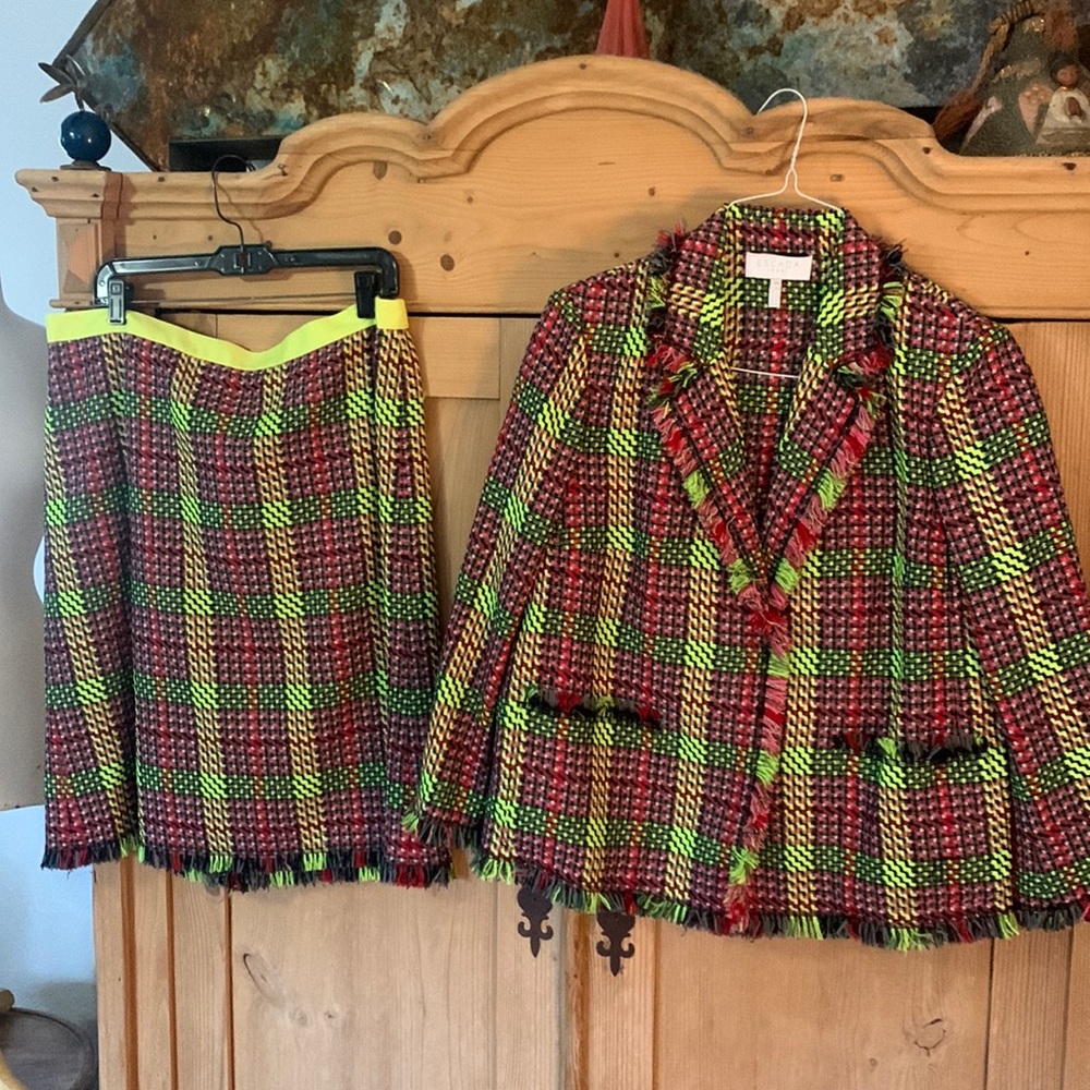 Escada two piece suit size 12